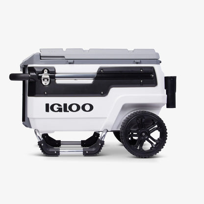 2026 Glacière Trailmate® Journey 70 Qt – Grand Modèle Tout-Terrain avec Roues Lisses, Poignée Télescopique et Isolation THERMECOOL™