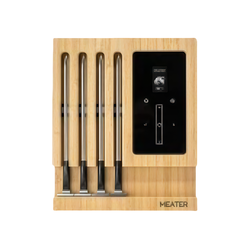 2026 MEATER Block – Thermomètre à Viande Intelligent avec WiFi, Quatre Sondes et Cuisson Multi-Protéines pour un Barbecue Parfait