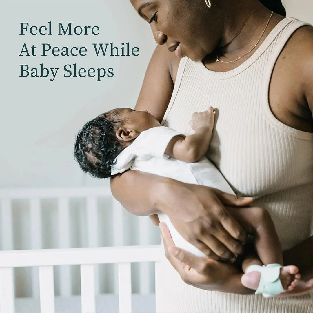 2026 Owlet Dream Sock™ – Moniteur Bébé Intelligent avec Surveillance en Temps Réel du Pouls, de l’Oxygène et du Sommeil – Couleur Rose Poudré