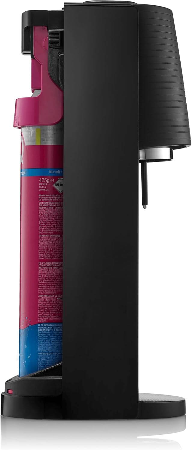 2026 SodaStream Terra Machine à Eau Pétillante Bundle (Noir), avec CO2, Bouteilles Compatibles Lave-Vaisselle et Arômes Bubly Drops