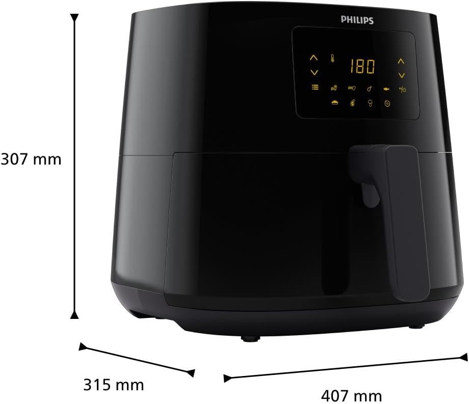 2026 Friteuse à air Philips série 3000 7,2 L, fenêtre de cuisson, friteuse 16 en 1