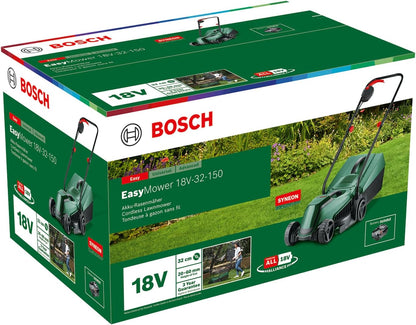 Bosch tondeuse à gazon sans fil CityMower 18V-32-300 (18 V, 1x batterie 4,0 Ah, Moteur Brushless, largeur de coupe : 32 cm, tond jusqu’à 300 m², dans une boîte en carton)