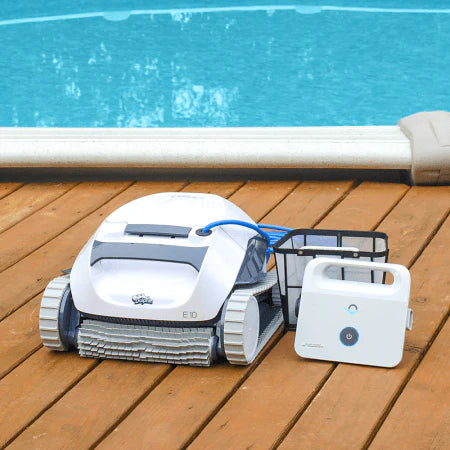 2026 Dolphin E10 – Robot Nettoyeur de Piscine Léger et Compact pour Piscines Hors-Sol