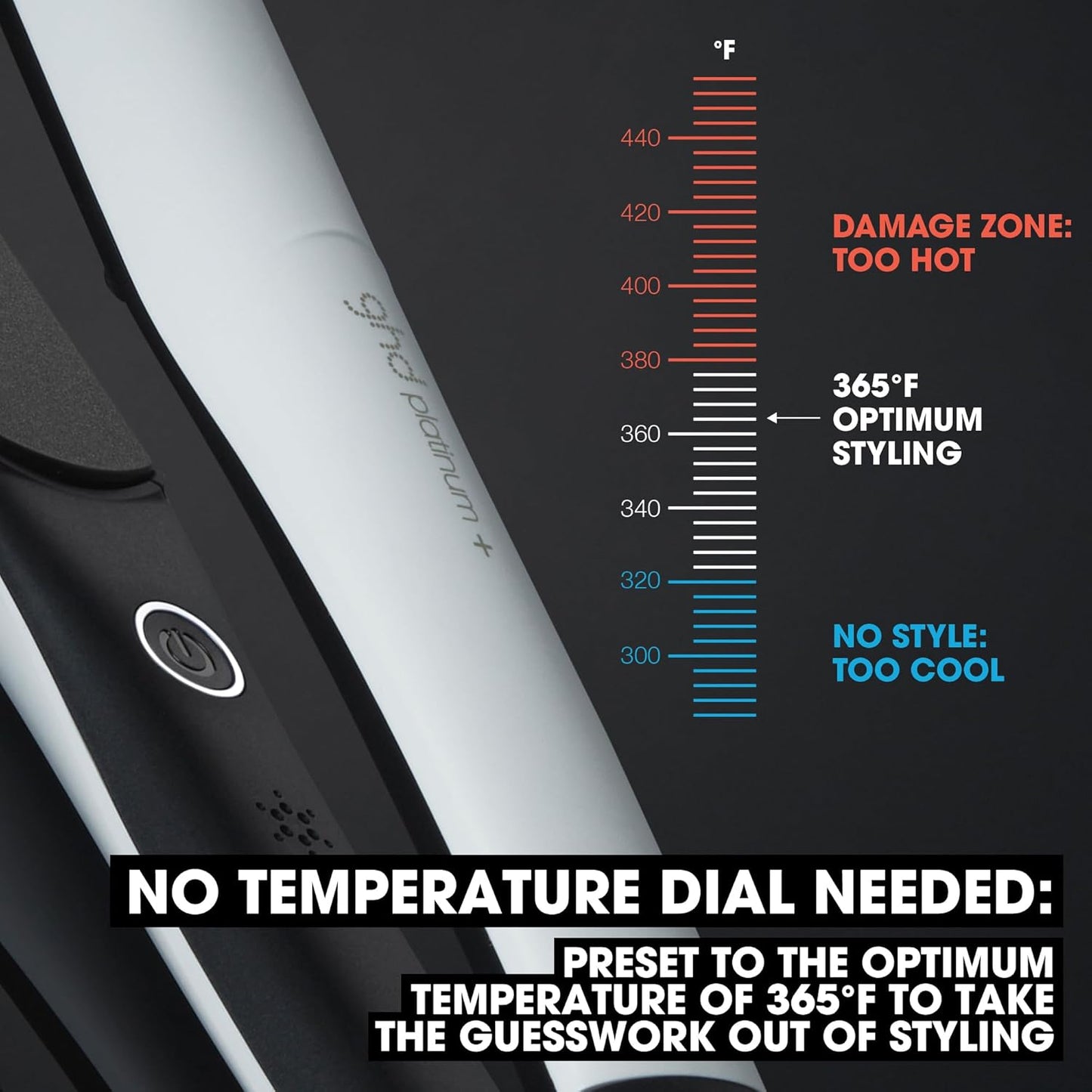 2026 Lisseur ghd Platinum+ Styler ― Fer à Lisser 1" Professionnel en Céramique, Outil de Coiffage pour des Cheveux Plus Forts, Plus de Brillance et Plus de Protection de la Couleur