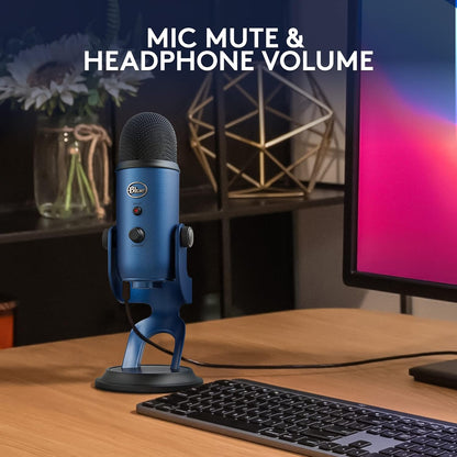2026 Logitech for Creators Microphone USB Blue Yeti (Noir)