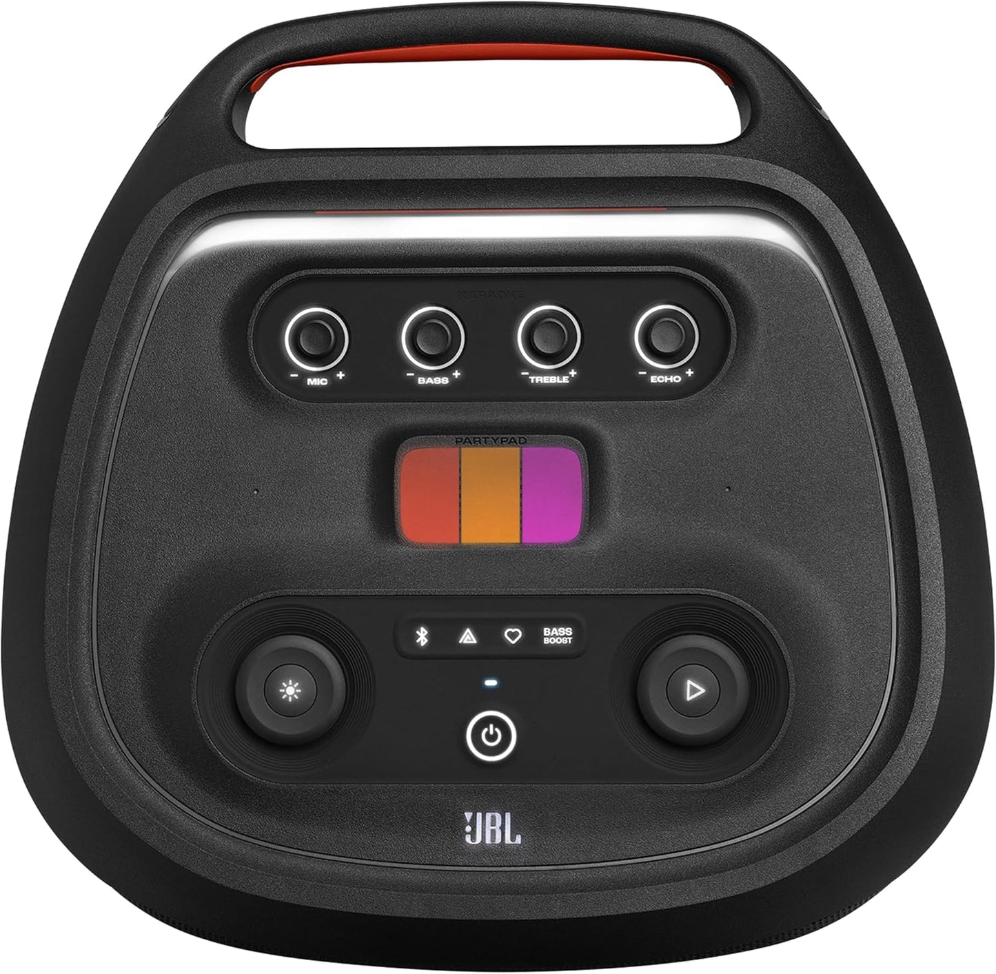 PartyBox Club 120,Enceinte portable de soirée,poignée pliable ergonomique,jeu de lumières,12 heures d'autonomie,résistante aux éclaboussures IPX4,noir,Prise européenne (Type C) -