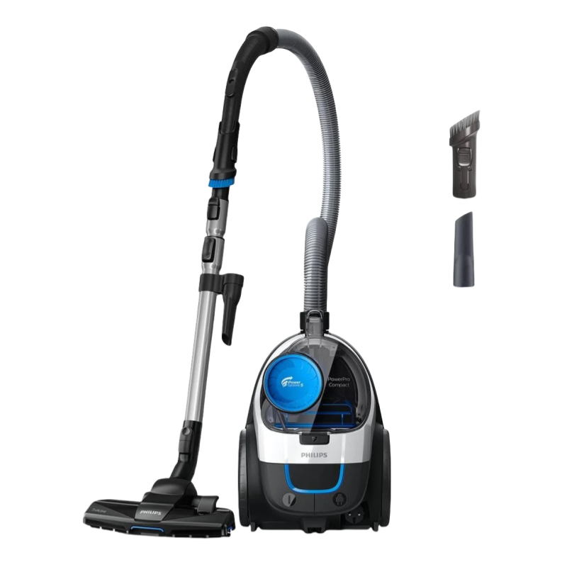 2026 Aspirateur Sans Sac Philips PowerPro Compact FC9332/09 – Idéal pour les Allergiques