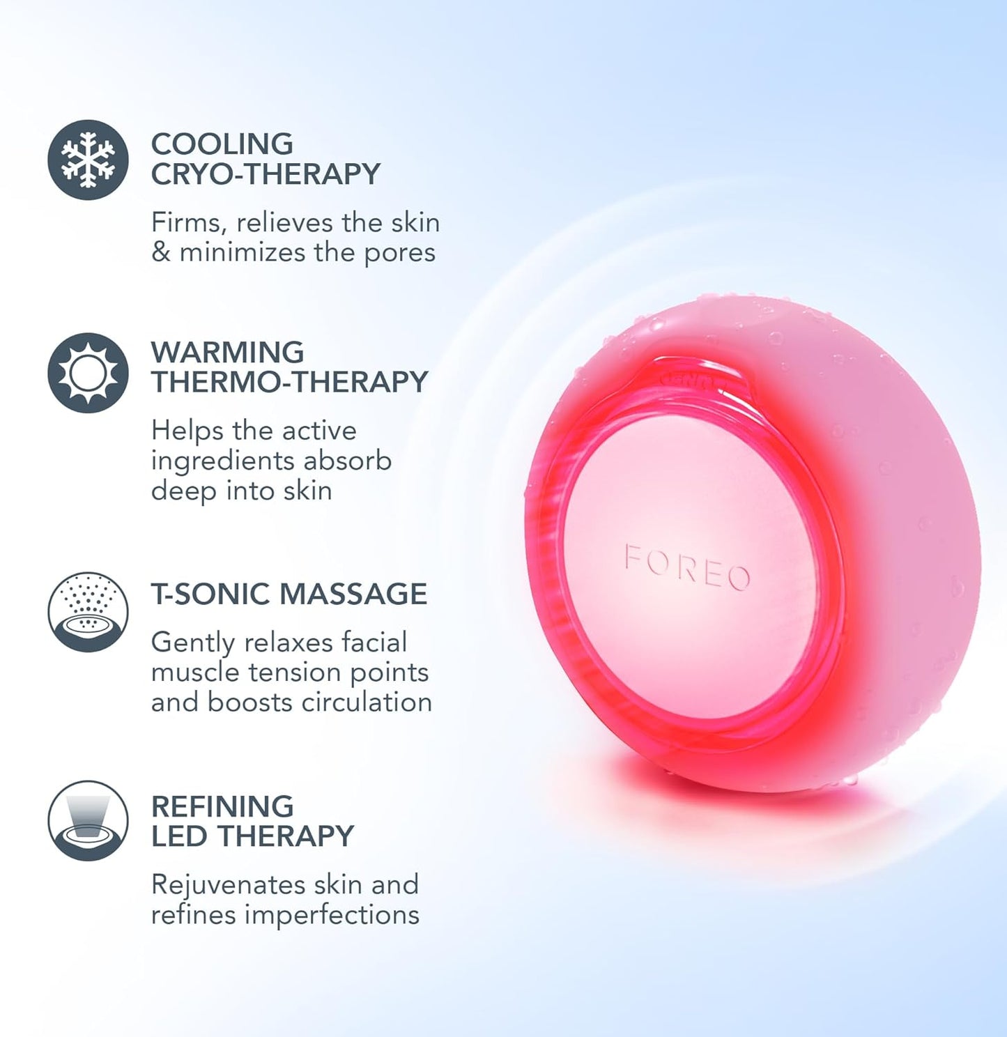 2026 FOREO UFO 3 – Masque Visage Intelligent 5-en-1 avec LED, Thermothérapie, Cryothérapie et Massage T-Sonic – Édition Limitée Anti-Âge
