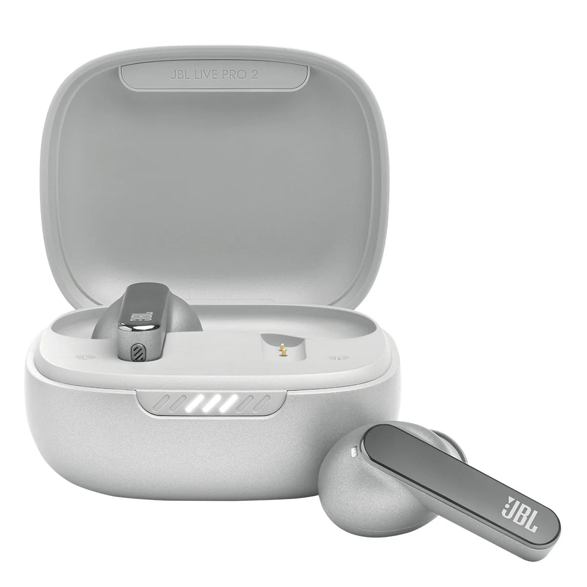 2026 JBL Live Pro 2 – Écouteurs True Wireless avec Réduction de Bruit Active (Argent)