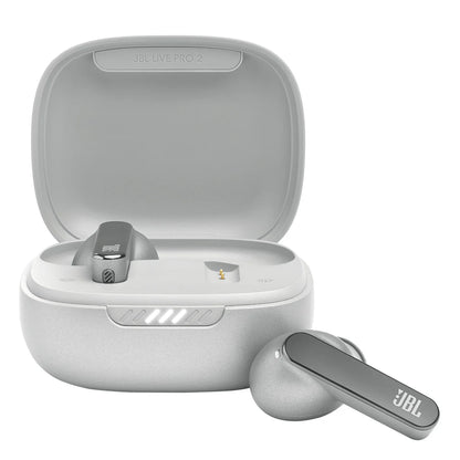 2026 JBL Live Pro 2 – Écouteurs True Wireless avec Réduction de Bruit Active (Argent)