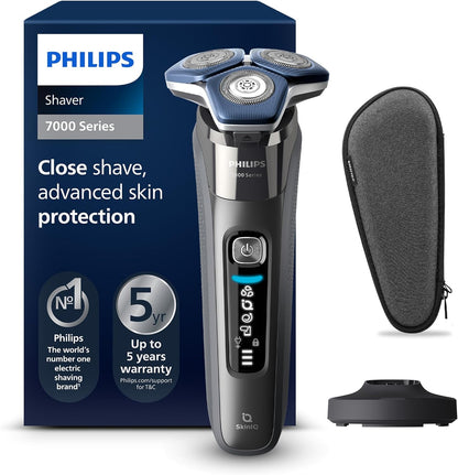 2026 Philips Shaver Series 7000, rasoir électrique eau et poussière (Modèle S7887/35)
