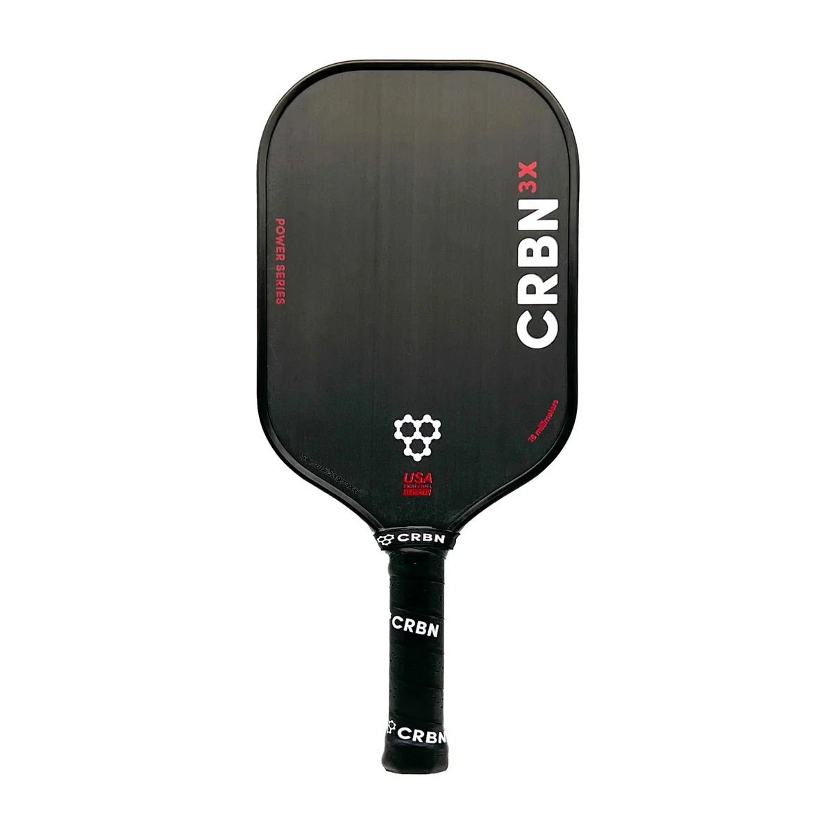 2026 CRBN-3X Power Series – Pagaie Pickleball Fibre de Carbone Ultra-Précise, Sweet Spot Maximal – Édition Limitée