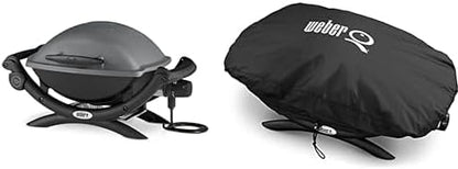 2026 Weber Q1400 – Barbecue Électrique Portable, Surface 43x32 cm, Grille Fonte Émaillée, Édition Limitée
