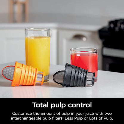2026 Ninja NeverClog Extracteur à Froid, Puissant, Contrôle Total de la Pulpe, Sur Plan de Travail, Électrique, 2 Fonctions de Pulpe, Compatible Lave-Vaisselle, 2ème Génération, JC151