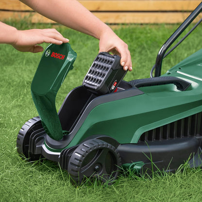 Bosch tondeuse à gazon sans fil CityMower 18V-32-300 (18 V, 1x batterie 4,0 Ah, Moteur Brushless, largeur de coupe : 32 cm, tond jusqu’à 300 m², dans une boîte en carton)