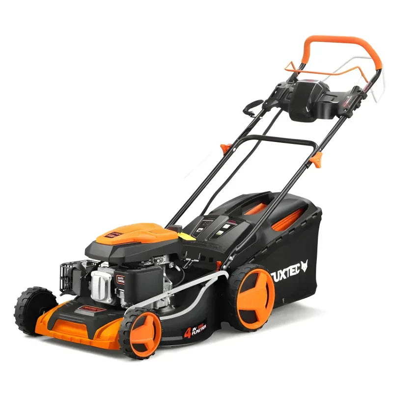 Tondeuse thermique autotracte  dmarrage lectrique,196 cm,51 cm - 6 CV,60 L. -