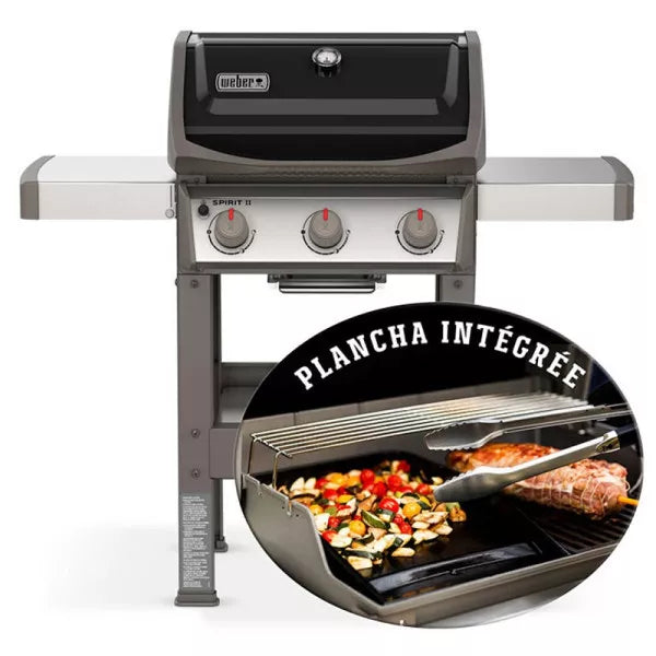 2026 Weber Spirit II E-310 Barbecue à Gaz Noir