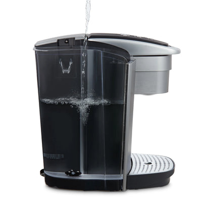2026 Keurig K-Elite – Machine à Café à Dosettes K-Cup à Portion Unique, Finition Brossée Slate, Programmable pour Café Chaud et Glacé