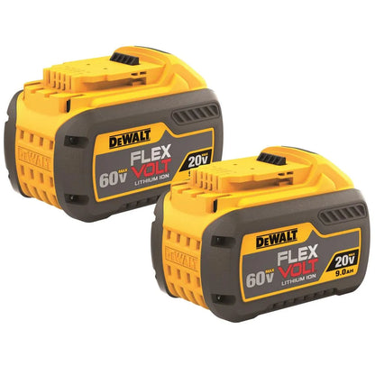 2026 DEWALT DCB609-2 – Pack 2 Batteries FLEXVOLT 20V/60V MAX 9,0 Ah, Haute Puissance, Édition Limitée