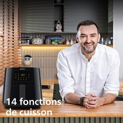 2026 Friteuse à air Philips série 3000 7,2 L, fenêtre de cuisson, friteuse 16 en 1