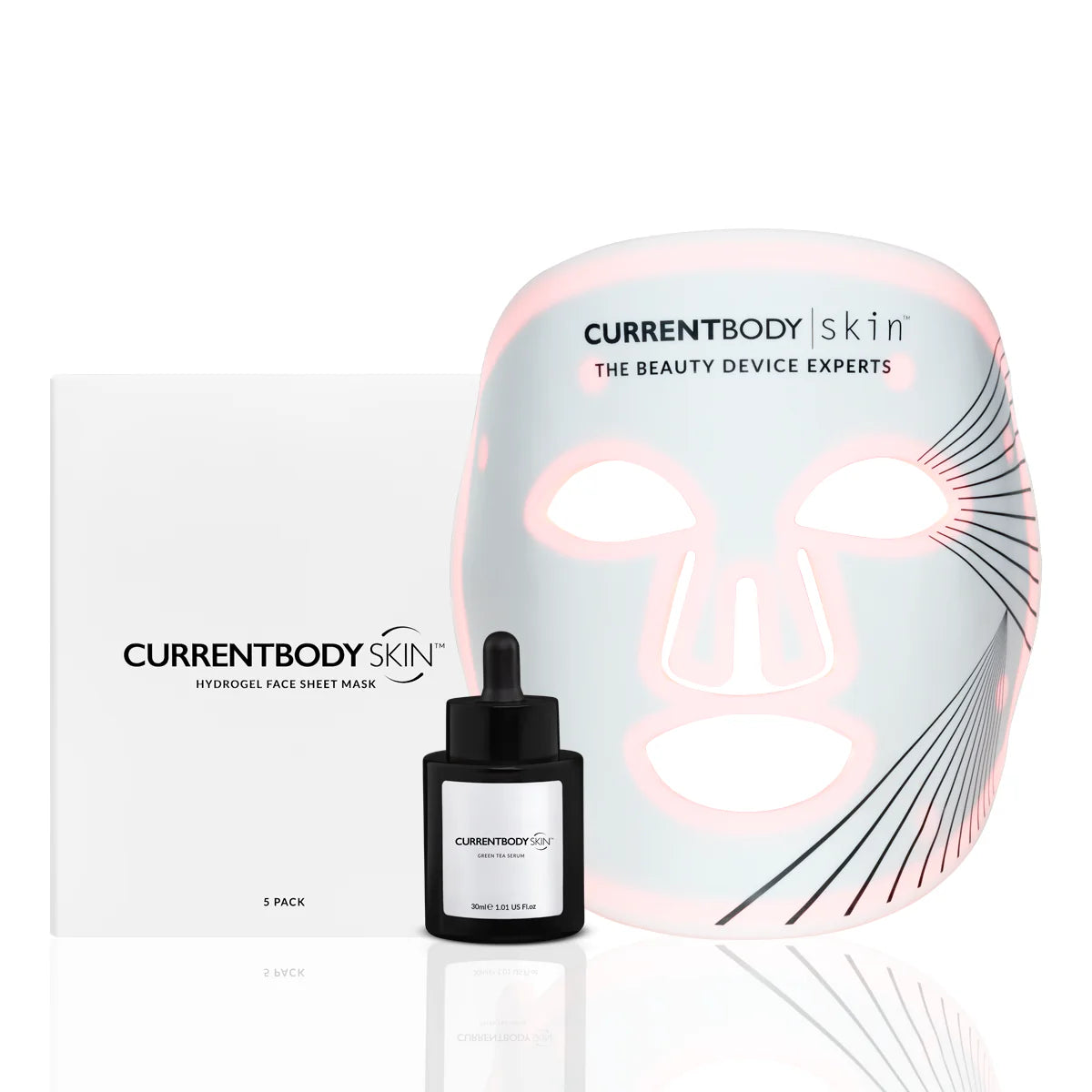 2026 CurrentBody Skin LED Red – Masque Visage Anti-Âge Rouge & Infrarouge 2 Longueurs d’Onde – Édition Limitée