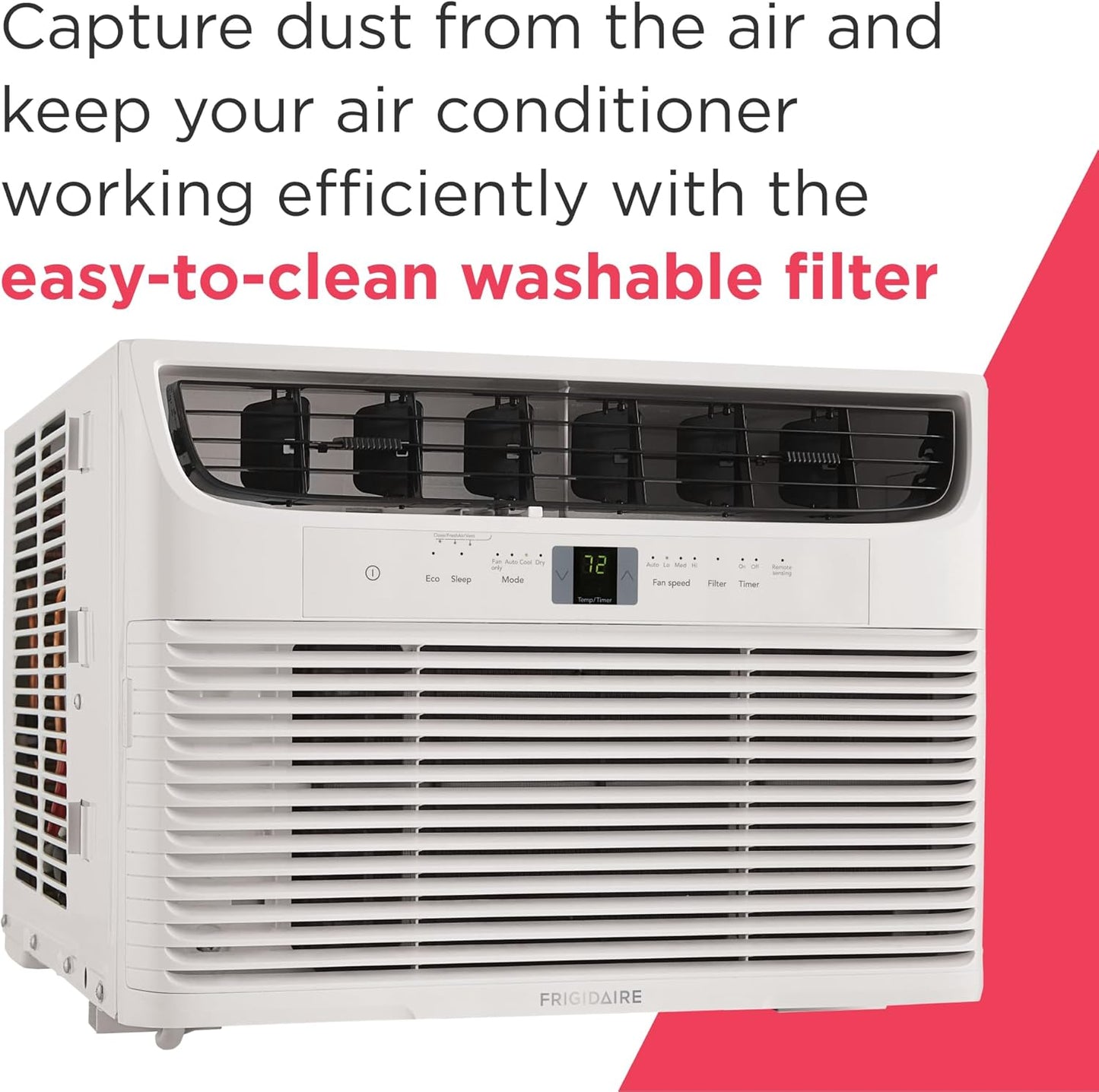 2026 Climatiseur de Fenêtre Frigidaire 5 000 BTU – Refroidissement Efficace jusqu’à 23 m², Fonctionnement Silencieux, Commande Facile