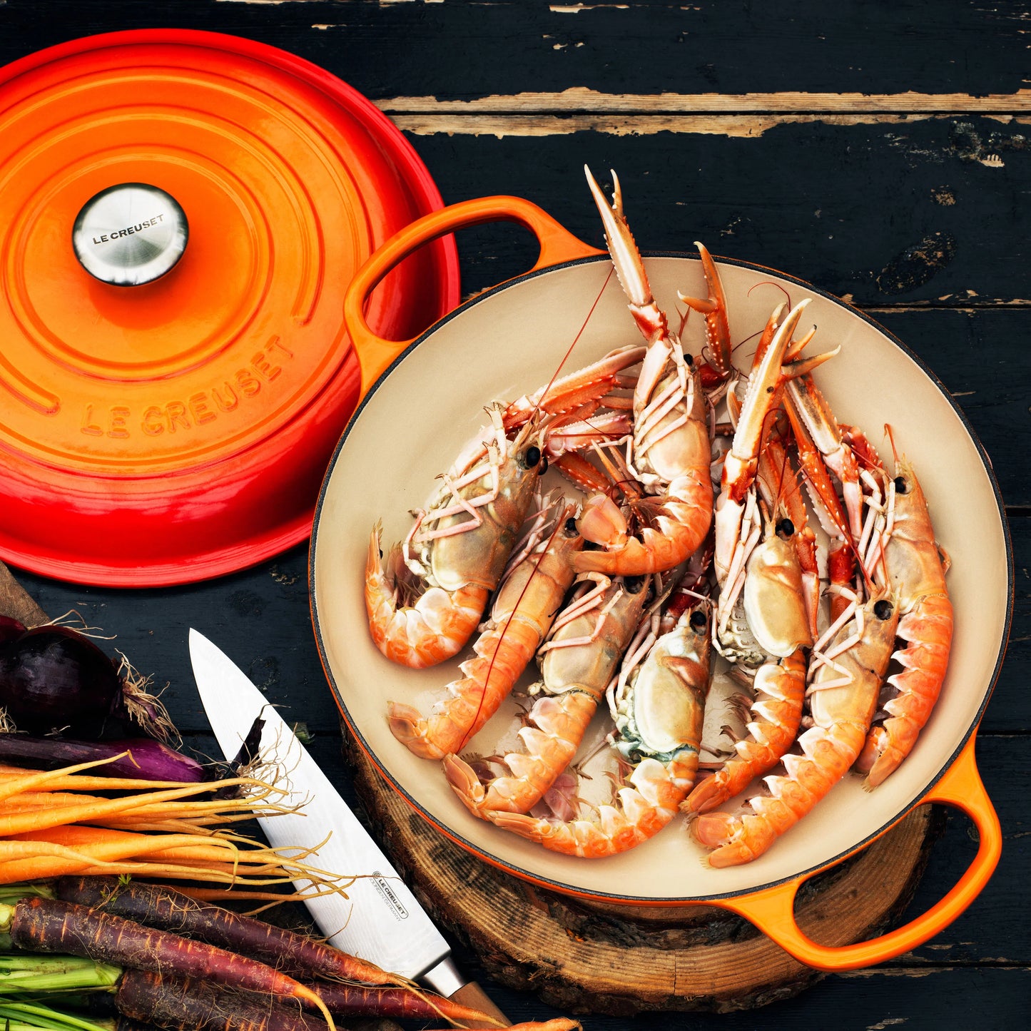 2026 Le Creuset Signature Cocotte en Fonte Émaillée 5 Quart – Couleur Flamme