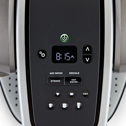2026 Keurig K-Elite – Machine à Café à Dosettes K-Cup à Portion Unique, Finition Brossée Slate, Programmable pour Café Chaud et Glacé