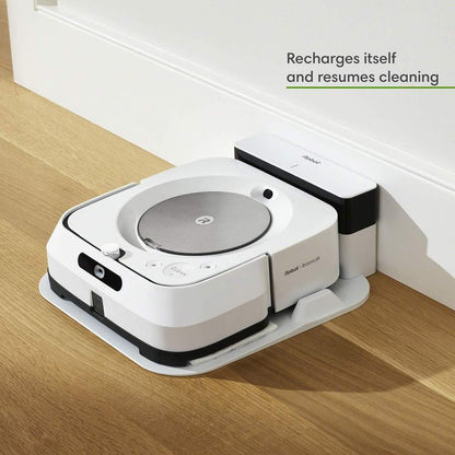 2026 iRobot Braava jet M6 – Robot laveur de sol connecté Wi-Fi avec navigation intelligente, contrôle vocal et application mobile