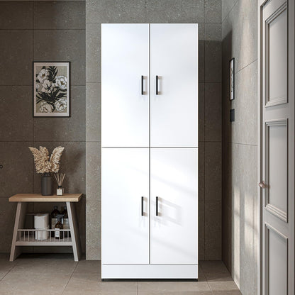 ROOMART Dora Armoire de machine à laver, pour sèche-linge et machine à laver, en 4 couleurs, avec portes et planche coulissante (chêne anthracite)
