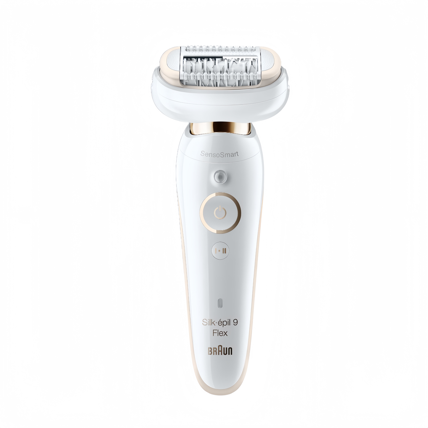 2026 Braun Silk-épil 9 Flex 9-020 - Épilateur pour Femmes, Blanc/Or
