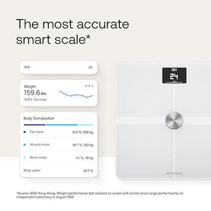 2026 Withings Body+ Balance Connectée Wi-Fi – Analyse Composition Corporelle & Gestion du Poids