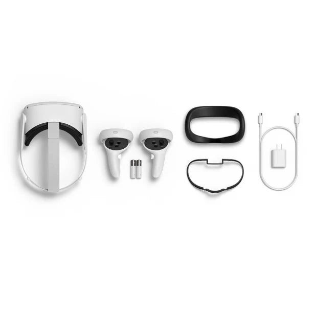 2026 Casque VR Tout-en-Un Oculus Quest 2 – Stockage 128 Go ou 256 Go – Expérience Immersive, Contrôleurs Touch, Graphismes Haute Résolution et Audio 3D