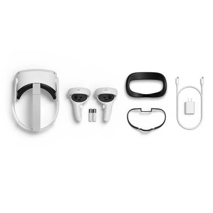 2026 Casque VR Tout-en-Un Oculus Quest 2 – Stockage 128 Go ou 256 Go – Expérience Immersive, Contrôleurs Touch, Graphismes Haute Résolution et Audio 3D