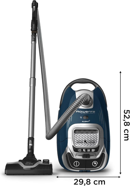 2026 Rowenta RO7451EA – Aspirateur Silence Force Effitech, Ultra-Silencieux 57 dB, Haute Filtration, Sac XXL, Édition Limitée