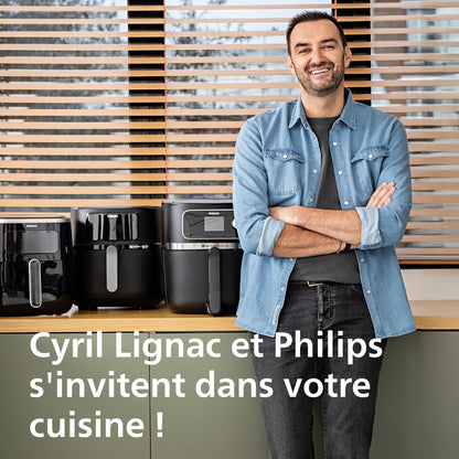 2026 Friteuse à air Philips série 3000 7,2 L, fenêtre de cuisson, friteuse 16 en 1