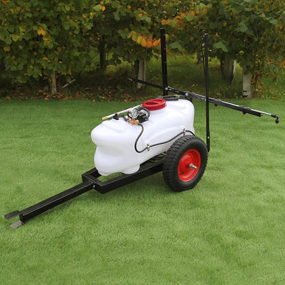 Pulvéristeur pour Quad VTT 60L avec Remorque Maxblast 12V Buses de Flèche Pulvérisation et Accessoires Fertilisants Pesticides Agriculture