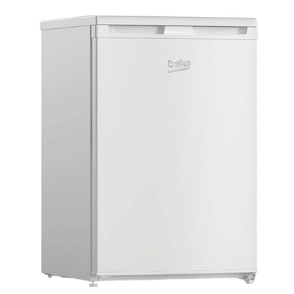 Beko TSE1284N Réfrigérateur table top - Volume total 114L : 101L (Réfrigération) + 13L (Congélation), Compartiment congélation 4 étoiles, MinFrost, Charnière de porte réversible, blanc