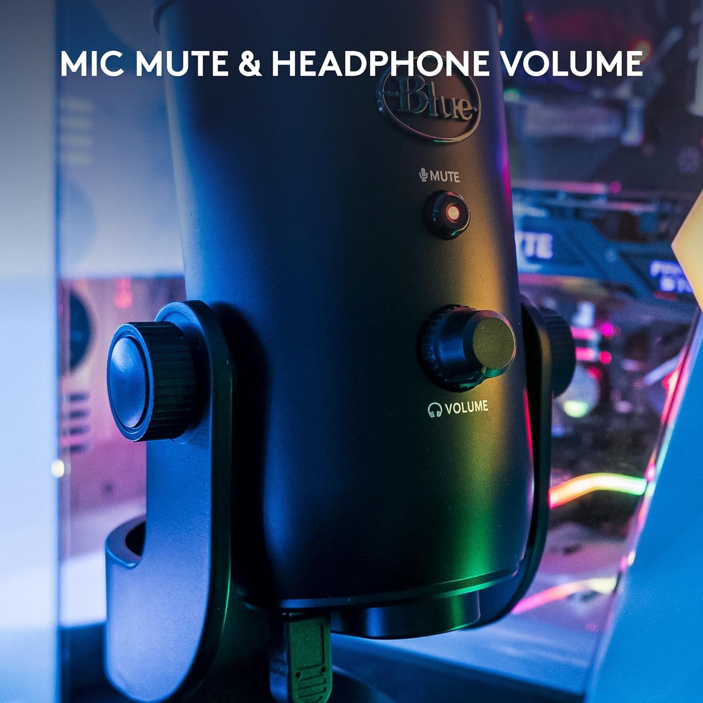 2026 Logitech for Creators Microphone USB Blue Yeti (Noir)
