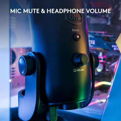 2026 Logitech for Creators Microphone USB Blue Yeti (Noir)
