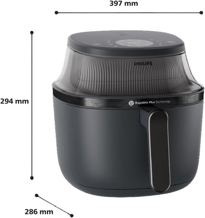 2026 Friteuse à air Philips série 3000 7,2 L, fenêtre de cuisson, friteuse 16 en 1