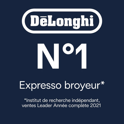 Magnifica S Machine a Café Grain ECAM22.110.B, Machine Expresso et Cappuccino, 1.8L, Noir [Exclusif Amazon]