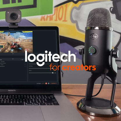 2026 Logitech for Creators Microphone USB Blue Yeti (Noir)
