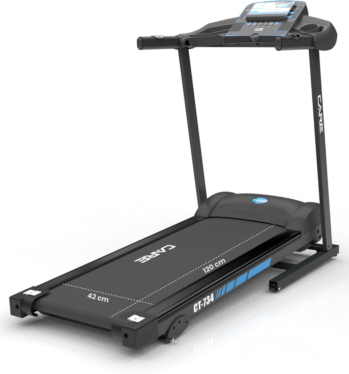 - Tapis de Course connecté -Pliable-Vitesse maximale 14 Km/h- Tapis de Marche Électrique Inclinable et Pliable - 12 programmes d’entraînements -3 inclinaisons