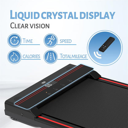 2026 Sperax Tapis de Marche Vibrant avec Application, Tapis de Course 3 en 1 Sous Bureau, 2,5HP Faible Bruit, Tapis de Marche avec Télécommande, Tapis de Course Portable pour Bureau à Domicile