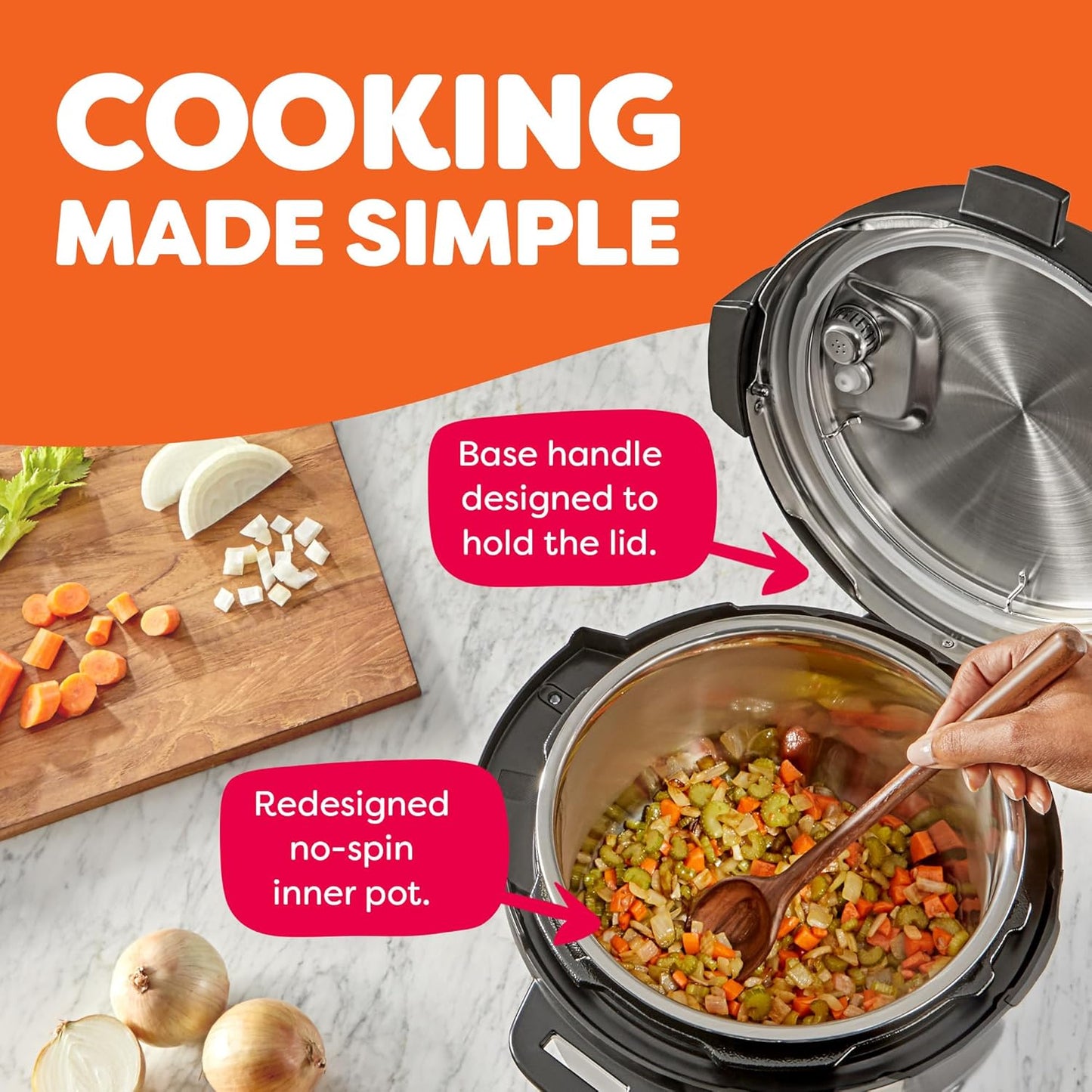 2026 Instant Pot Duo Plus 9-en-1 Multicuiseur, Autocuiseur, Slow Cooker, Cuiseur de Riz, Vapeur, Sauté, Yaourtière, Maintien au Chaud et Stérilisateur, Application Incluse avec Plus de 800 Recettes, Acier Inoxydable, 6 Quarts