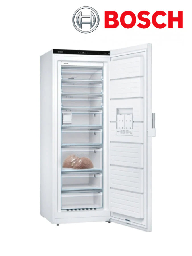 2026 Bosch GSN58EWCV – Congélateur Armoire NoFrost 366L, SuperSurgélation, Édition Limitée