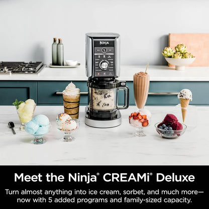 2026 Ninja® CREAMi® Deluxe – Préparez glaces, sorbets, gelato et plus encore facilement à la maison