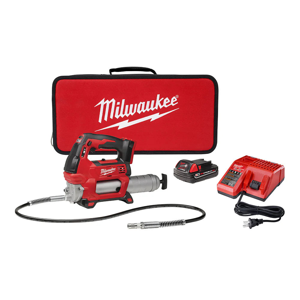 Kit de pistolet à graisse Milwaukee 2646-21CT M18 à 2 vitesses (1 batterie)