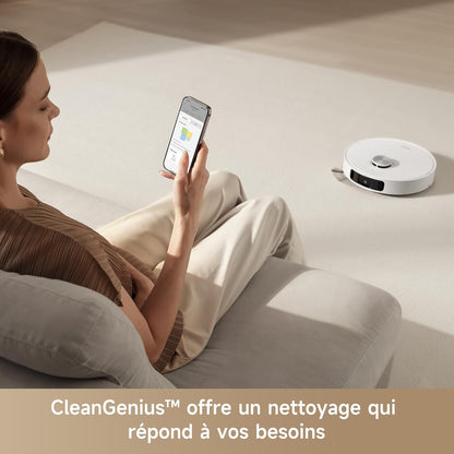 L10s Ultra Gen 2 Robot Aspirateur Laveur 10 000 Pa, Technologie MopExtend RoboSwing, Base Entièrement Automatique, Mode Animaux, 32 réglages de niveau d'eau, Système de lavage des sols DuoScrub